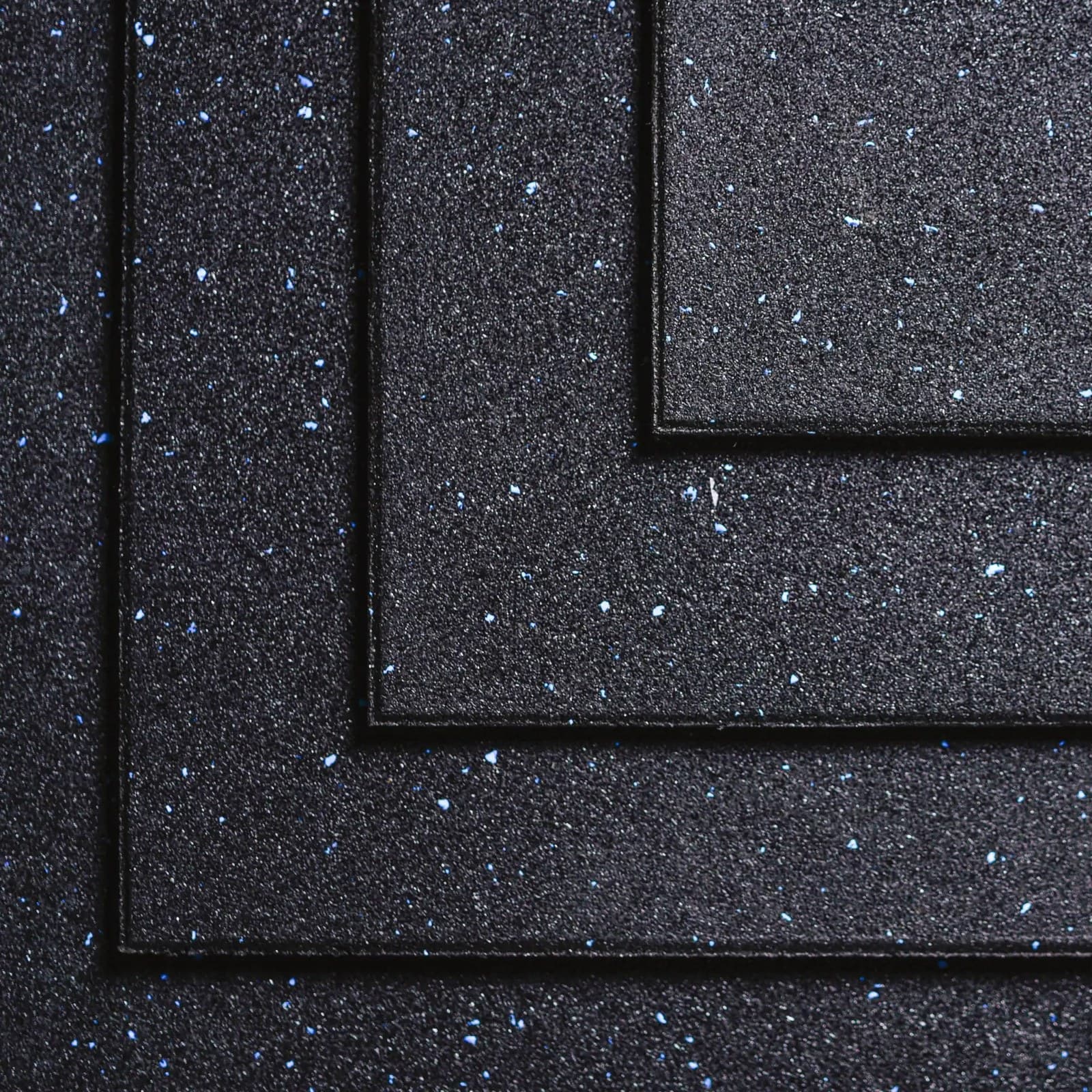 Rubber Gym Flooring — 10mm Blue Fleck