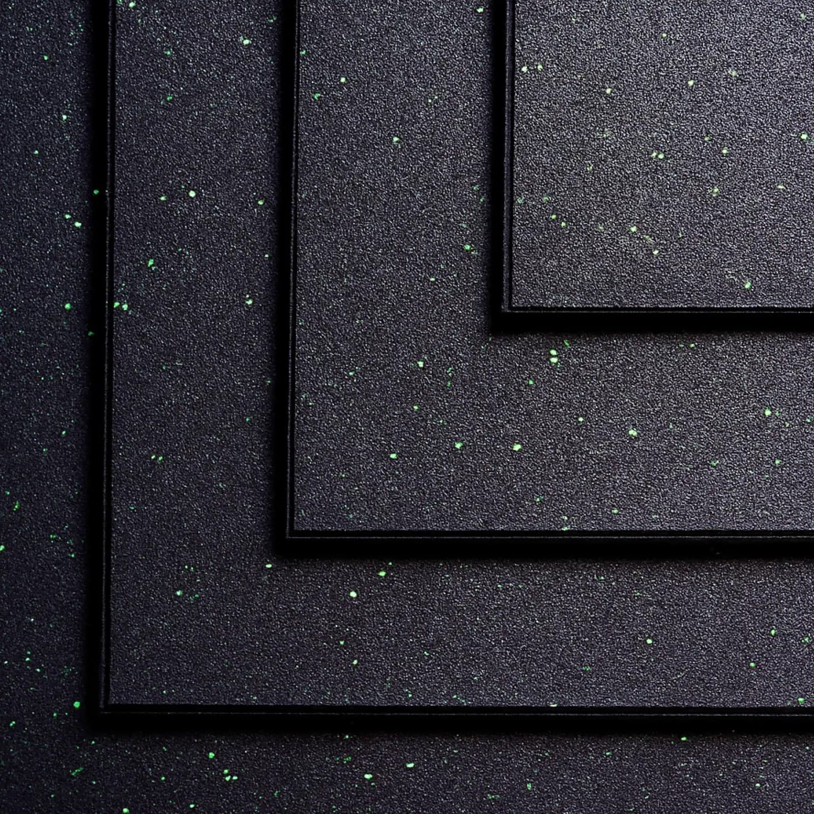 Rubber Gym Flooring — 15mm Green Fleck